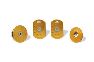 Frame caps kit MV Agusta - Frame side plate Gold