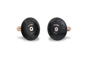 Plugs kit for rearsets Aprilia 660 <p>Nero</p>
