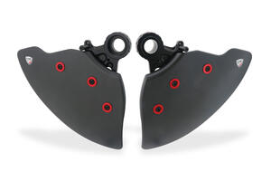 GP Ducts EVO &ndash; Matt Carbon Brake Cooling System &ndash; Ducati Multistrada V2 MY2025 <p>Rosso</p>