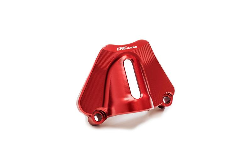 Clutch cover guard for MV Agusta Red