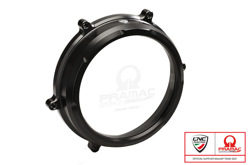 Carter trasparente per frizioni a olio Ducati Panigale 959, 1199 e 1299 - Edizione Pramac Racing Limited Edition Black