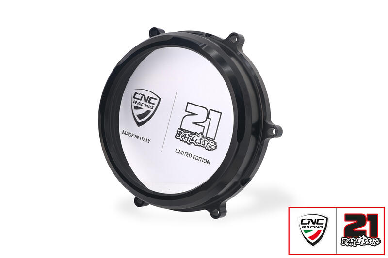 Carter trasparente per frizioni a olio Ducati Panigale e Streetfighter V2 - Troy Bayliss Limited Edition Black