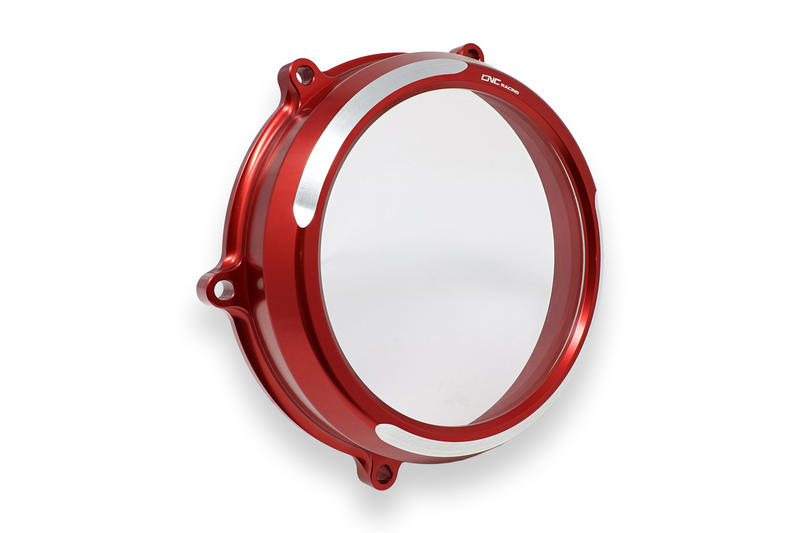 Carter trasparente per frizioni ad olio Ducati Panigale V4 BICOLOR Red