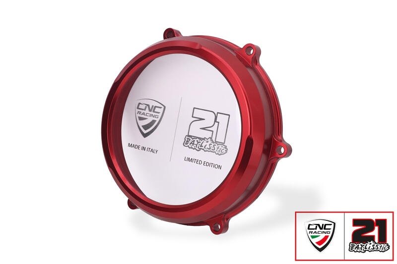 Carter trasparente per frizioni ad olio Ducati Multistrada e Diavel V4  - Troy Bayliss Limited Edition Red