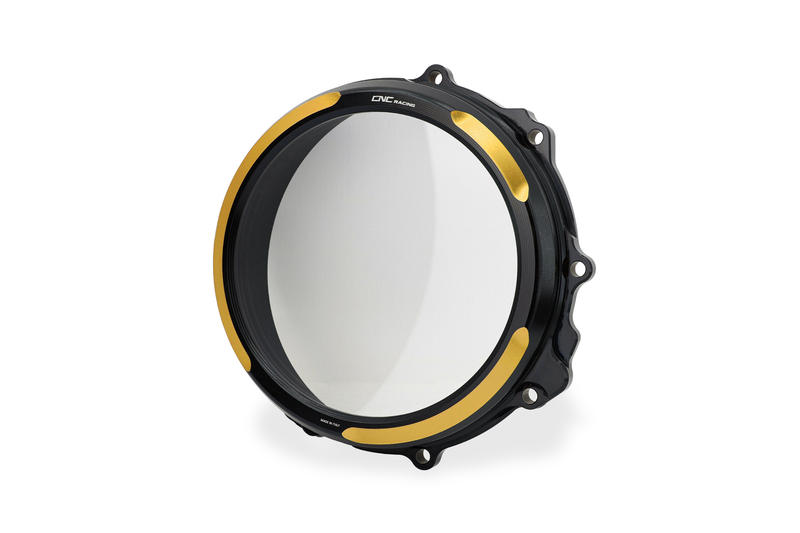 Carter frizione trasparente MV Agusta a comando idraulico - Edizione Bicolore Black/Gold
