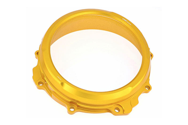 Clear clutch cover MV Agusta- hydraulic control Gold