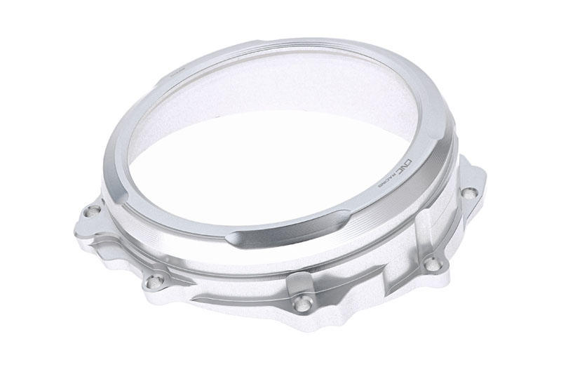 Clear clutch cover MV Agusta- hydraulic control Silver