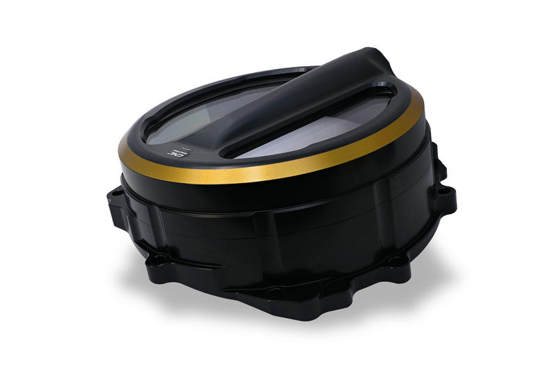 Clear clutch cover MV Agusta - cable control - Bicolor Edition Black/Gold