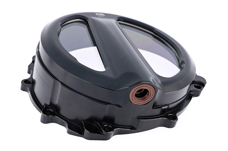 Clear clutch cover MV Agusta - cable control Black