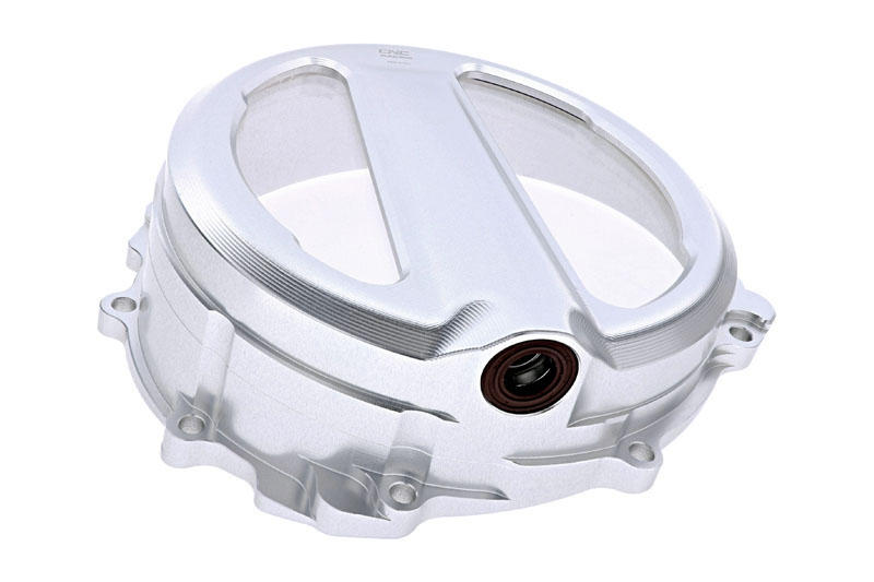 Clear clutch cover MV Agusta - cable control Silver