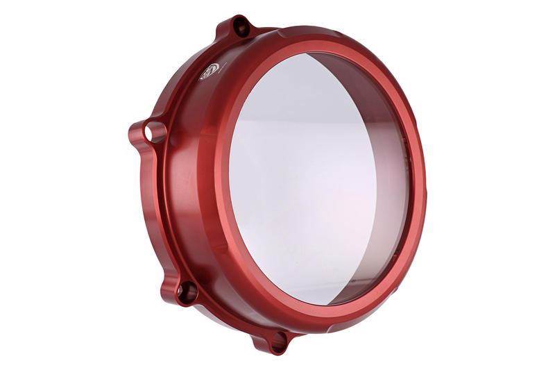 Clear cover Ducati dry clutch Red