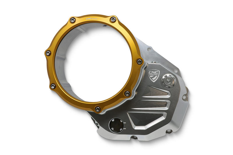 Carter trasparente per frizioni ad olio Ducati BICOLOR Silver/Gold