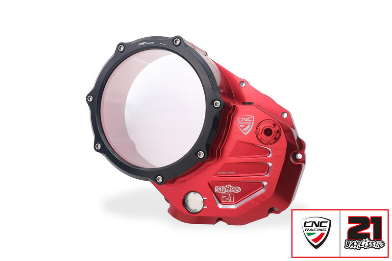 Carter trasparente per frizioni ad olio Ducati - Troy Bayliss Limited Edition Red/Black