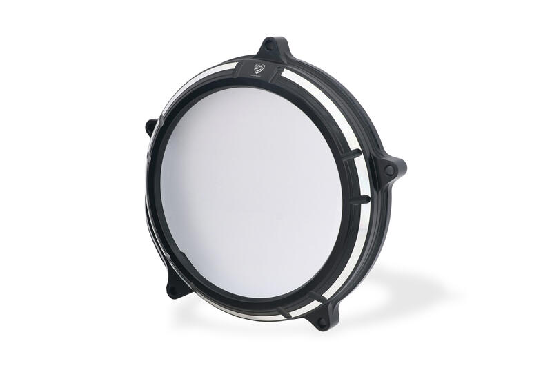 Clear clutch cover KTM Black/Silver