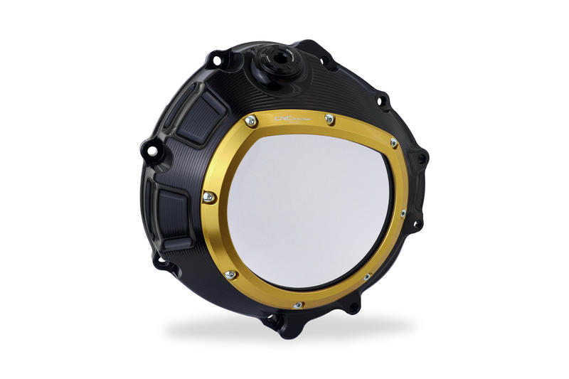 Carter frizione trasparente per BMW Black/Gold