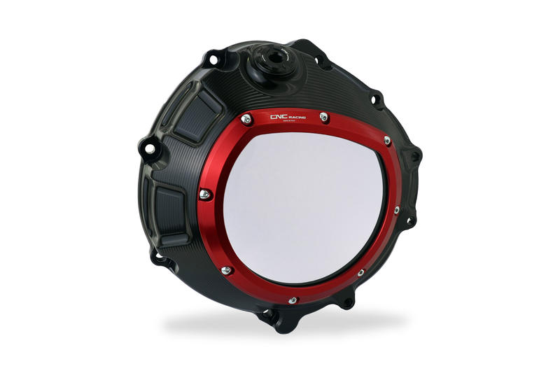Carter frizione trasparente per BMW Black/Red