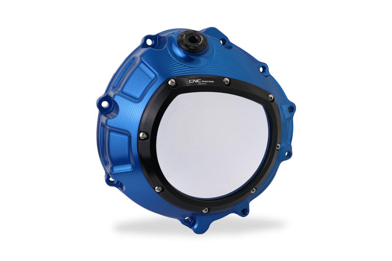 Carter frizione trasparente per BMW colore blu Blue/Black