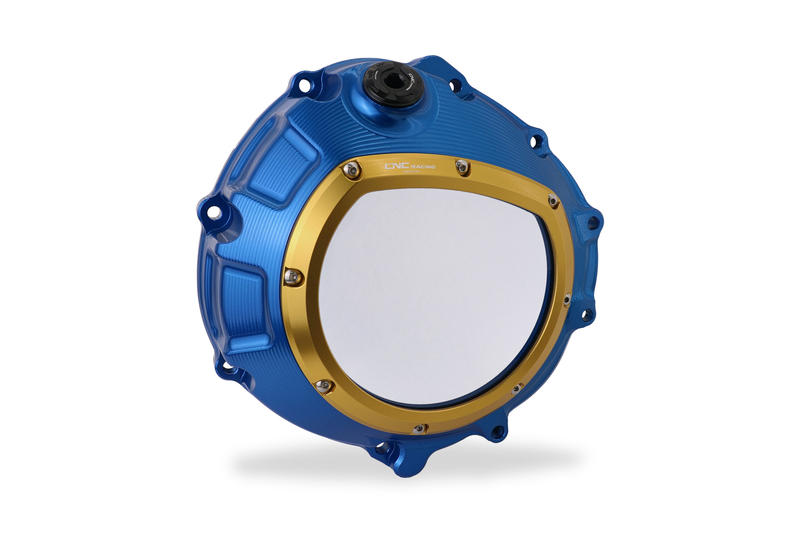 Carter frizione trasparente per BMW colore blu Blue/Gold