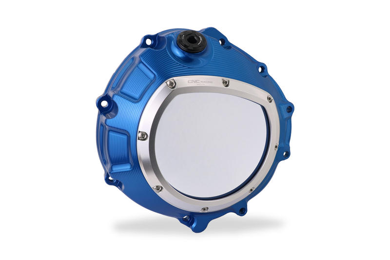Carter frizione trasparente per BMW colore blu Blue/Silver