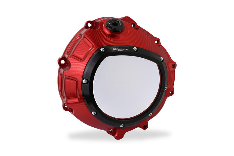 Carter frizione trasparente per BMW in colore rosso Red/Black