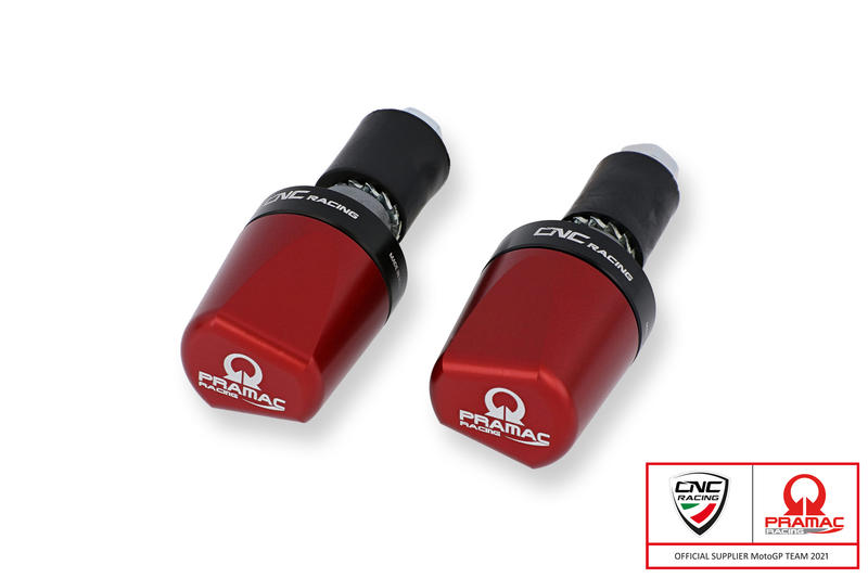 Handlebar ends LOOK Pramac Racing Limited Edition Red