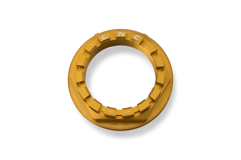 Rear wheel nut RH Ducati Gold