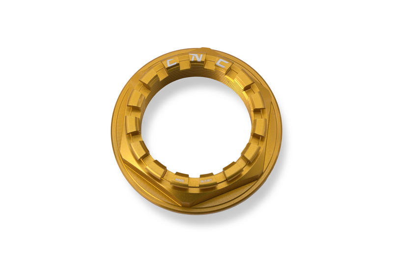 Rear wheel nut LH Ducati Gold