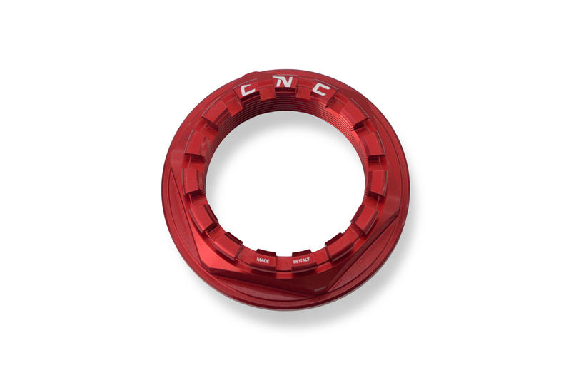 Rear wheel nut LH Ducati Red
