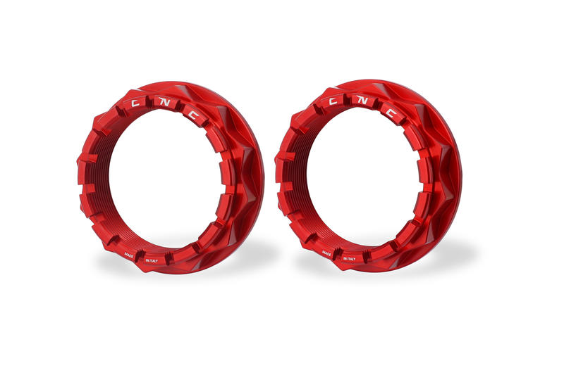 Rear wheel axle nut sets Ducati Red