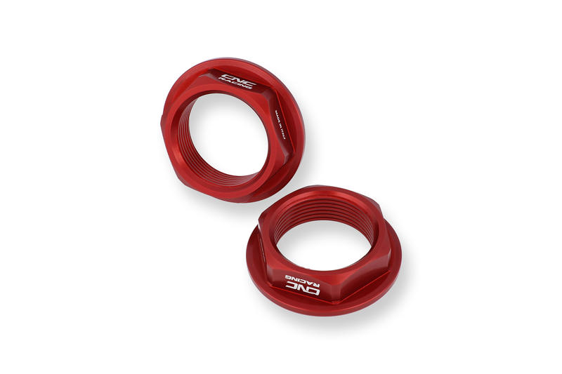 Rear wheel axle nuts set Ducati Red