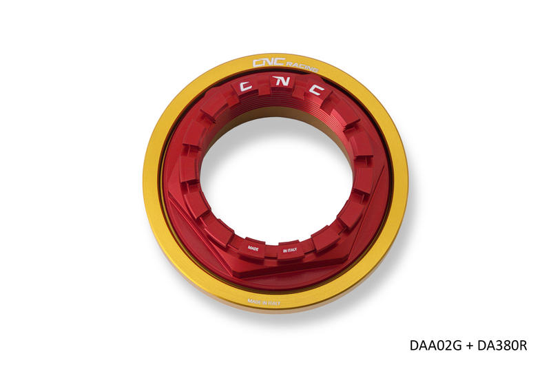 Rear wheel nut RH Ducati Red