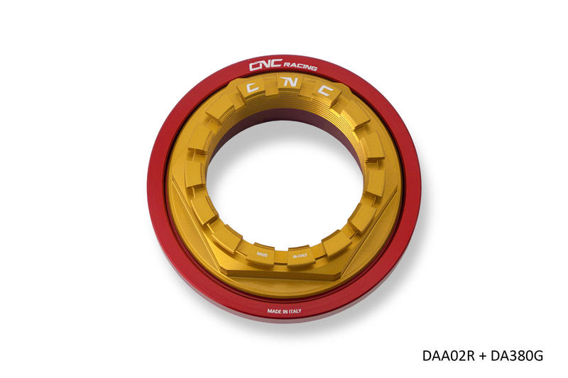 Conical spacer rear wheel nut Ducati Red