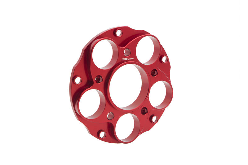 Cush drive hub flange Ducati Red