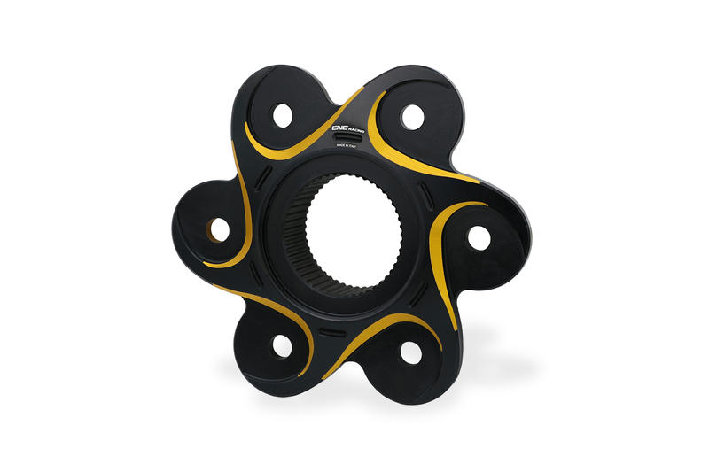 Rear sprocket flange Ducati - Bicolor Black/Gold