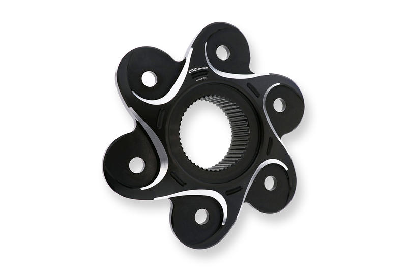 Rear sprocket flange Ducati - Bicolor Black/Silver