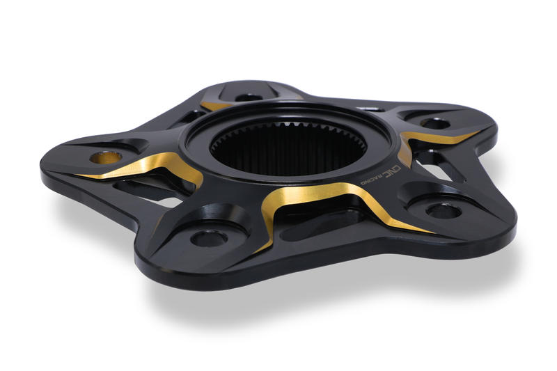 Rear sprocket flange 5 holes MV Agusta - Bicolor Black/Gold