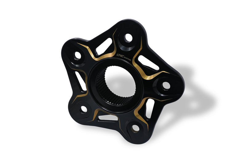 Rear sprocket flange 5 holes MV Agusta - Bicolor Black/Gold