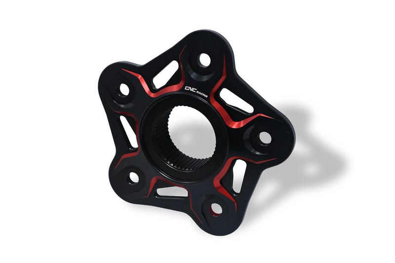 Rear sprocket flange 5 holes MV Agusta - Bicolor Black/Red