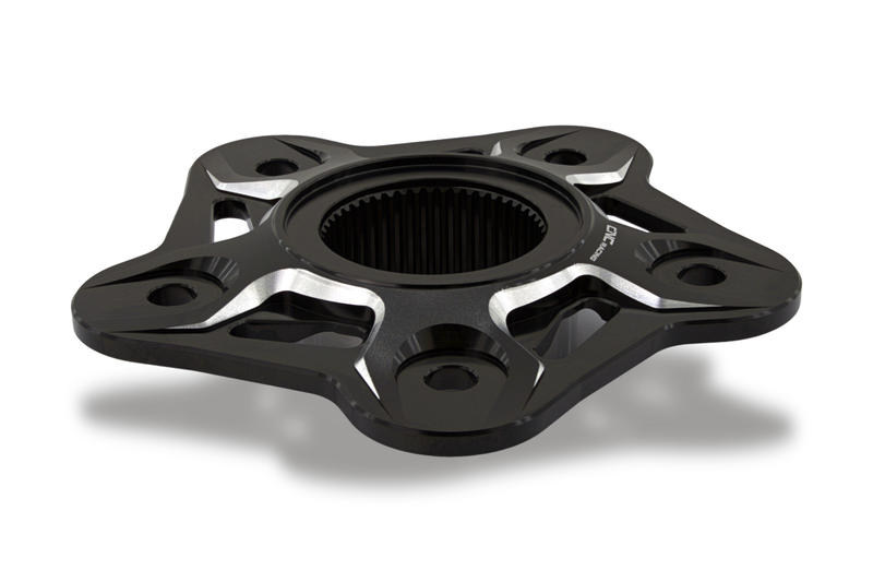 Rear sprocket flange 5 holes MV Agusta - Bicolor Black/Silver