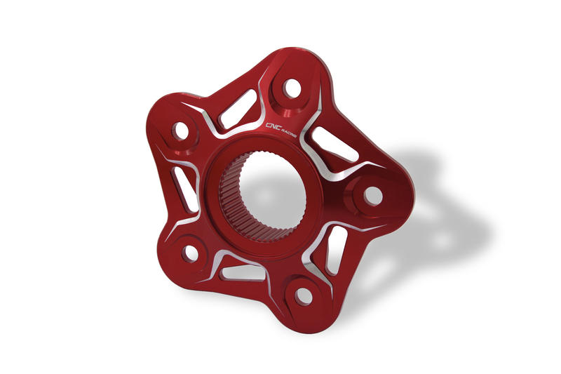 Rear sprocket flange 5 holes MV Agusta - Bicolor Red/Silver