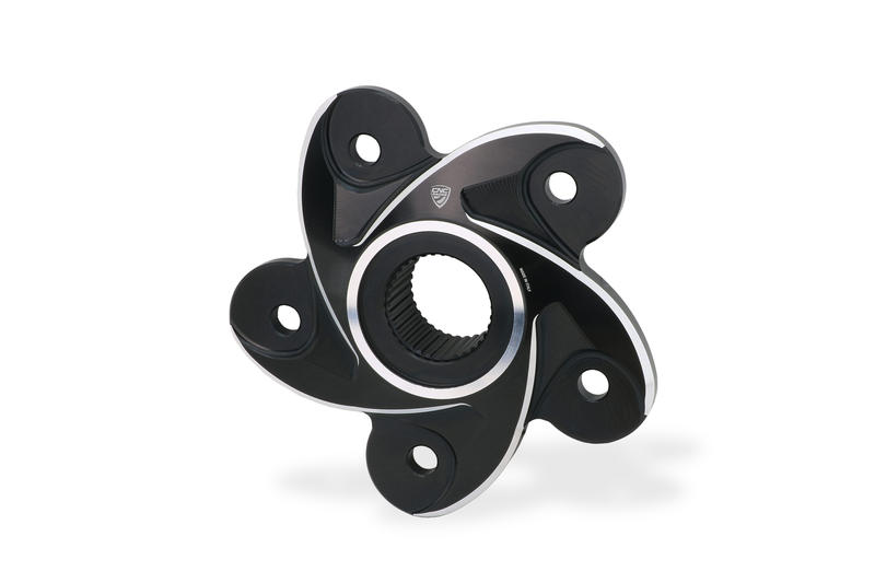 Rear sprocket flange Ducati - Bicolor version Black/Silver