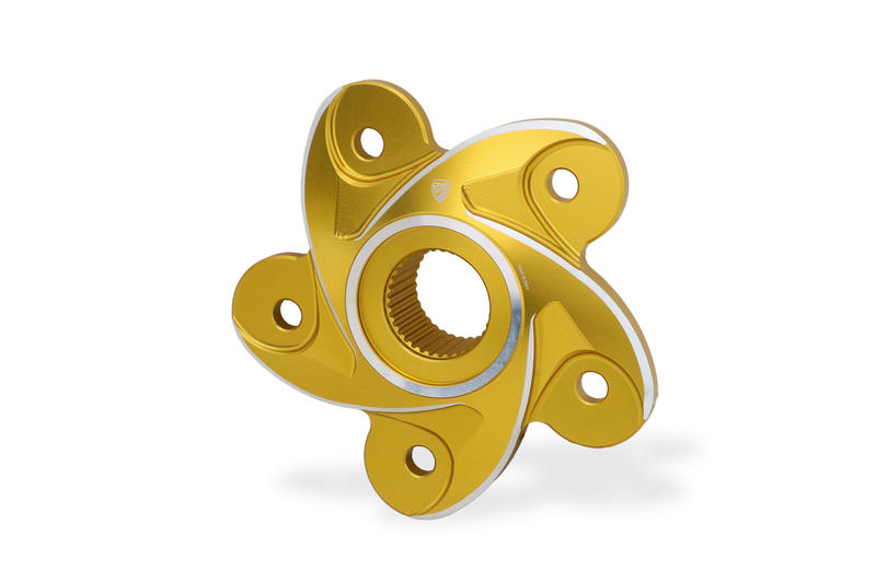 Rear sprocket flange Ducati - Bicolor version Gold/Silver