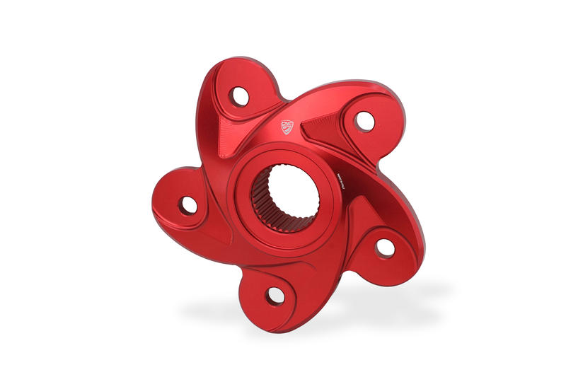 Rear sprocket flange Ducati - monocolor version Red