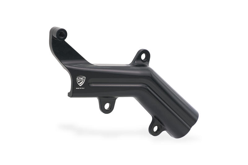 Brake lines cover with fluid tank bracket Ducati Black