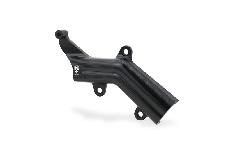 Brake lines cover with fluid tank bracket Ducati Black