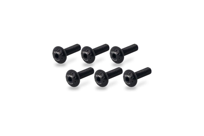 Screw kit steering head cover Ducati Streetfighter V2 Black