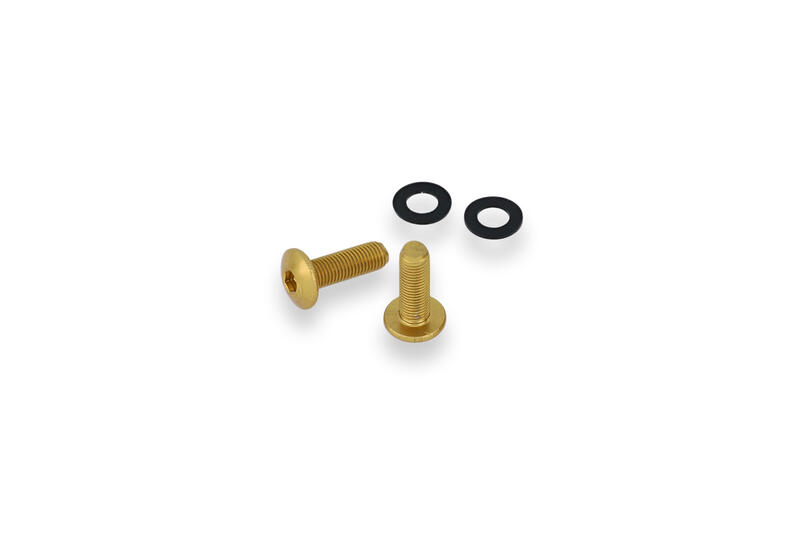 Screen bolt kit - Ducati - 2 pcs Gold