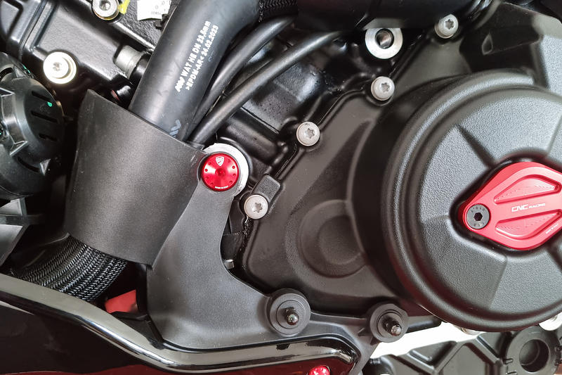 Vite supporto puntale sinistro Ducati Diavel V4 Red