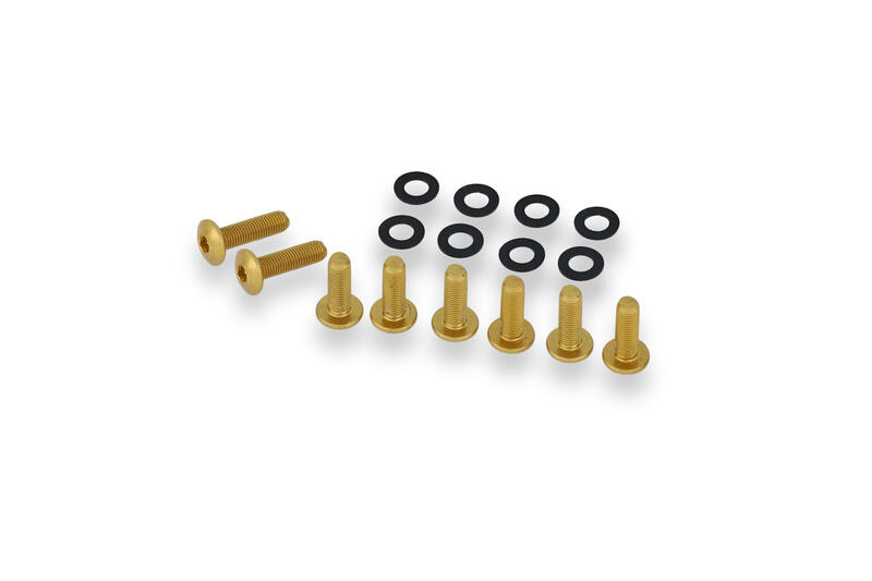 Windshield screws for Ducati Panigale V4 MY2025 Gold