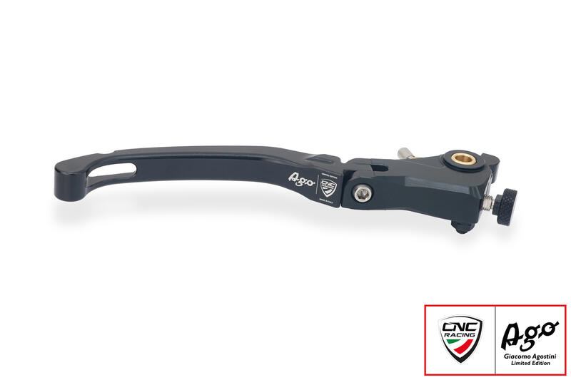 Brake lever Race folding - Giacomo Agostini Limited Edition Black